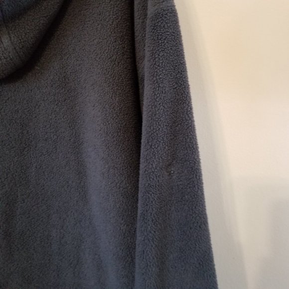 Reebok Navy Blue 1/4 Zip Hoodie with Red Camo Mesh Hood | Men's Size XL - Picture 12 of 14